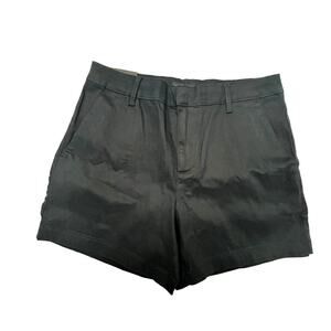 Quiet Luxury Black Tailored Shorts Banana Republic Classic Size 12 NWT